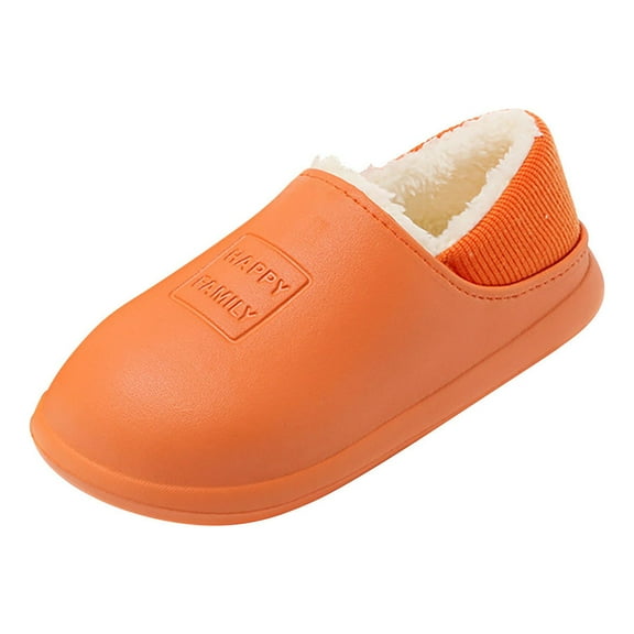 FRSASU Women Slippers ,Waterproof Cotton Slippers Season Indoor Home Bag and Couple Warm Shoes