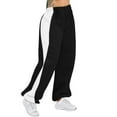 thumbnail image 1 of FRSASU Women's Elastic Waist Casual Sweatpants Workout Running Pants with Pocket Dark Gray S(S), 1 of 5