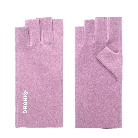 FRSASU Women's Fingerless Gloves Half Finger Typing thermal Soft Mittens for Working Typing Gloves