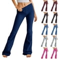 thumbnail image 1 of FRSASU Women's Flare Bell Bottom Jeans High Waisted Wide Leg Bootcut Jeans Stretchy Denim Pants Sky Blue, 1 of 6