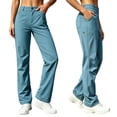 thumbnail image 1 of FRSASU Women's Hiking Pants Quick Dry Lightweight Stretch Travel Pants with Pockets UPF 50+ Water-Resistant Blue, 1 of 9