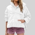 thumbnail image 1 of FRSASU Women's Oversized Hooded Puffer Jacket Womens Lightweight Winter Warm Pullover Padded Hoodies Fall Coat White, 1 of 9
