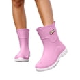 thumbnail image 1 of FRSASU Women’s Rain Boots Waterproof Ankle Rain Boots Slip On Non Slip Lightweight Easy Clean Short Rain Booties Pink, 1 of 8