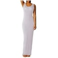 thumbnail image 1 of FRSASU Women's Sleeveless Maxi Dress Summer Casual Bodycon Tank Stretchy Slim Fit Long Dresses for Party Evening Gray, 1 of 6