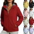 thumbnail image 1 of FRSASU Women's Softshell Hooded Jacket Full Zip Water Resistant Windproof Lightweight Outdoor Coat with Pockets Yellow, 1 of 9