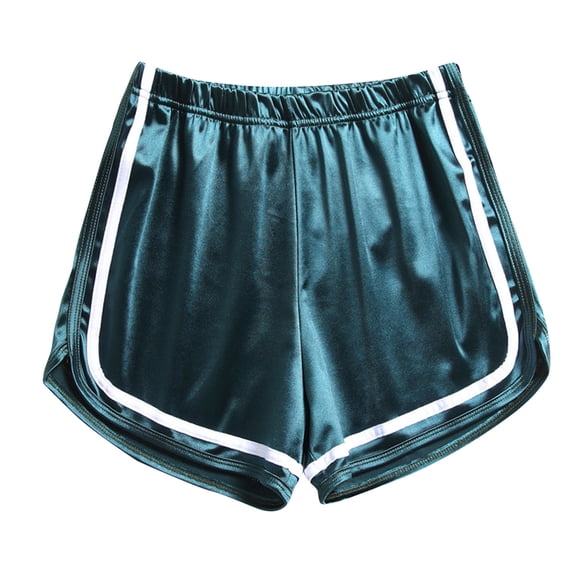 FRSASU Women's Sport Shorts Soft Comfy Solid Workout Lounge Dolphin Shorts, Summer Cycling Hiking Athletic Shorts Army Green