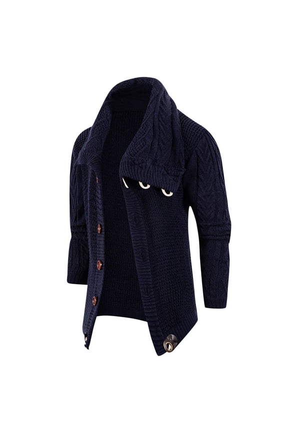 Womens Coats and Jackets Men'S Long Sleeved Thickened Cardigan Jacket Sweater