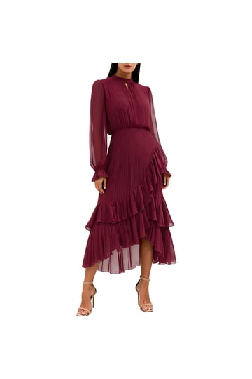 red long sleeve dress walmart red silk dress long sleeve Queendancer Women Red Corset Formal Dress with Long Sleeves Satin Mermaid Square Neck Evening Party Dress queendanceruk