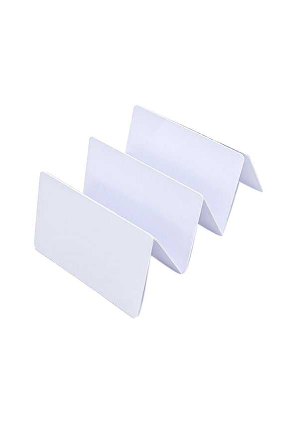 100PCS UHF 860-960Mhz Long Read Range White Card Passive UHF RFID PVC Card for Access Management