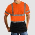 thumbnail image 1 of FRSASU sesafety Hi Visibility Shirts for Men, Safety Shirts with Reflective Strips Class 2, Hi Vis Construction Work Shirt with Pocket Orange XL(XL), 1 of 9