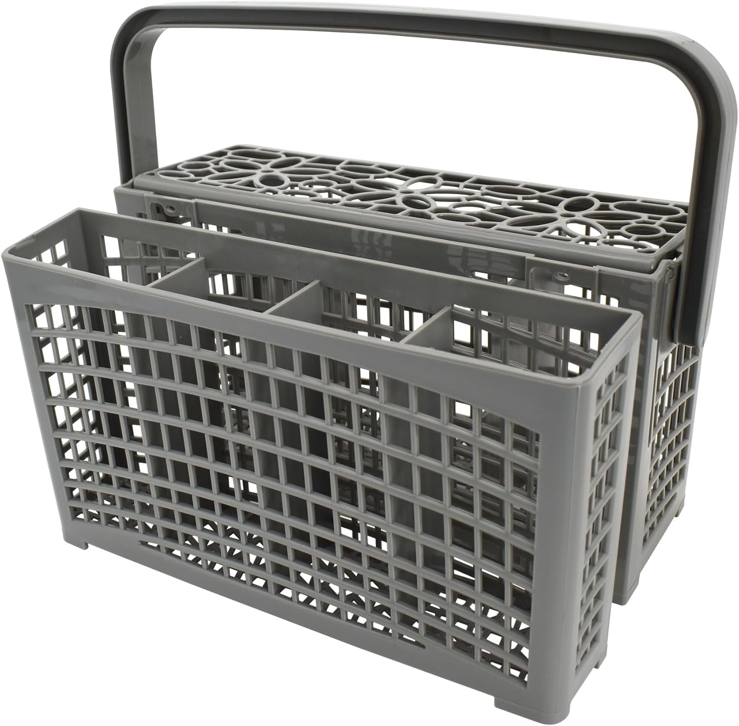 FRTDNE Dishwasher Silverware Replacement Basket, 2-in-1 Utensil/Cutlery ...