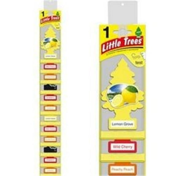 Car Freshner C15-10300 Little Trees Clip Strips Car Air Freshener, Assorted Fruit - 24 per Card