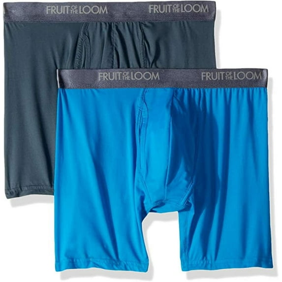 FRUIT OF THE LOOM MEN'S PREMIUM EVERLIGHT BOXER BRIEF SIZE MEDIUM