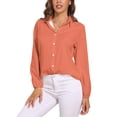 thumbnail image 1 of FRUIT PUNCH RED Long Sleeve Blouse Woman Streetwear Casual Shirts Summer Oversize Woman Streetwear Clothing Birthday Present, 1 of 7