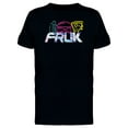 thumbnail image 1 of FRUK Hamburgers Men's Black T-shirt, 1 of 2