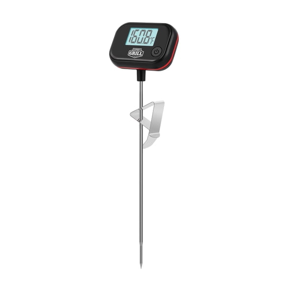 Expert Grill Waterproof Digital Fry Thermometer with Pot Clip
