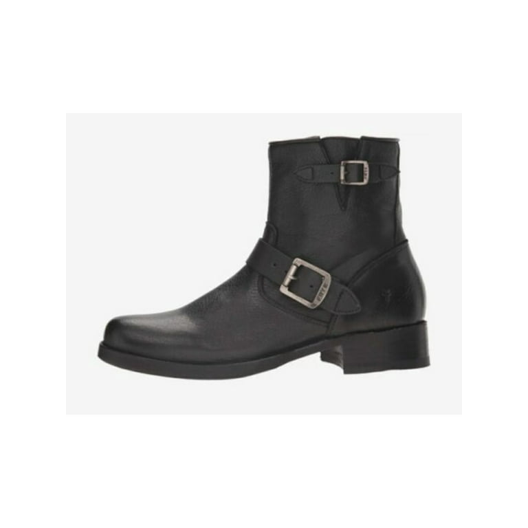 Frye block heel leather booties hotsell