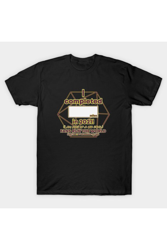 FRtW 21 Fill In Your Miles Fans Run World Interactive Travel Chart Unisex T-Shirt, up to size 3XL.