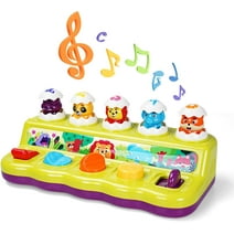FS Pop Up Toy with Light and Music, Cause and Effect Toys for Baby 6 to 12 Months Boys and Girls