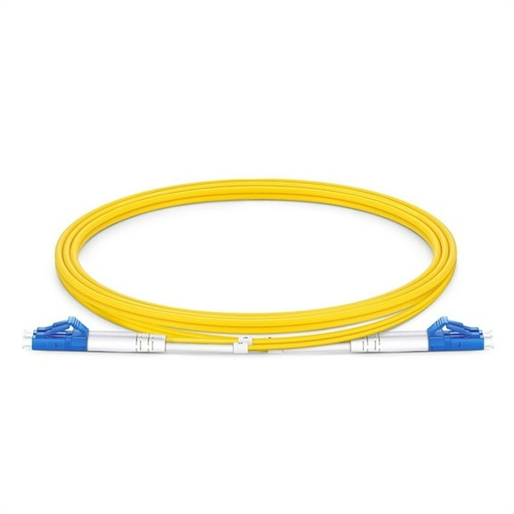 FS SM-LCU-LCU-DX-FS-5M-PVC 9/125 Single Mode Fiber Patch Cable, Yellow