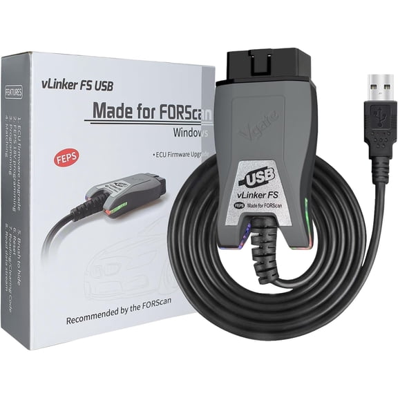 FS USB FORScan OBD2 Adapter for HS/MS-CAN Auto Switch, Wire Code Readers & Scanner Diagnostic Tools