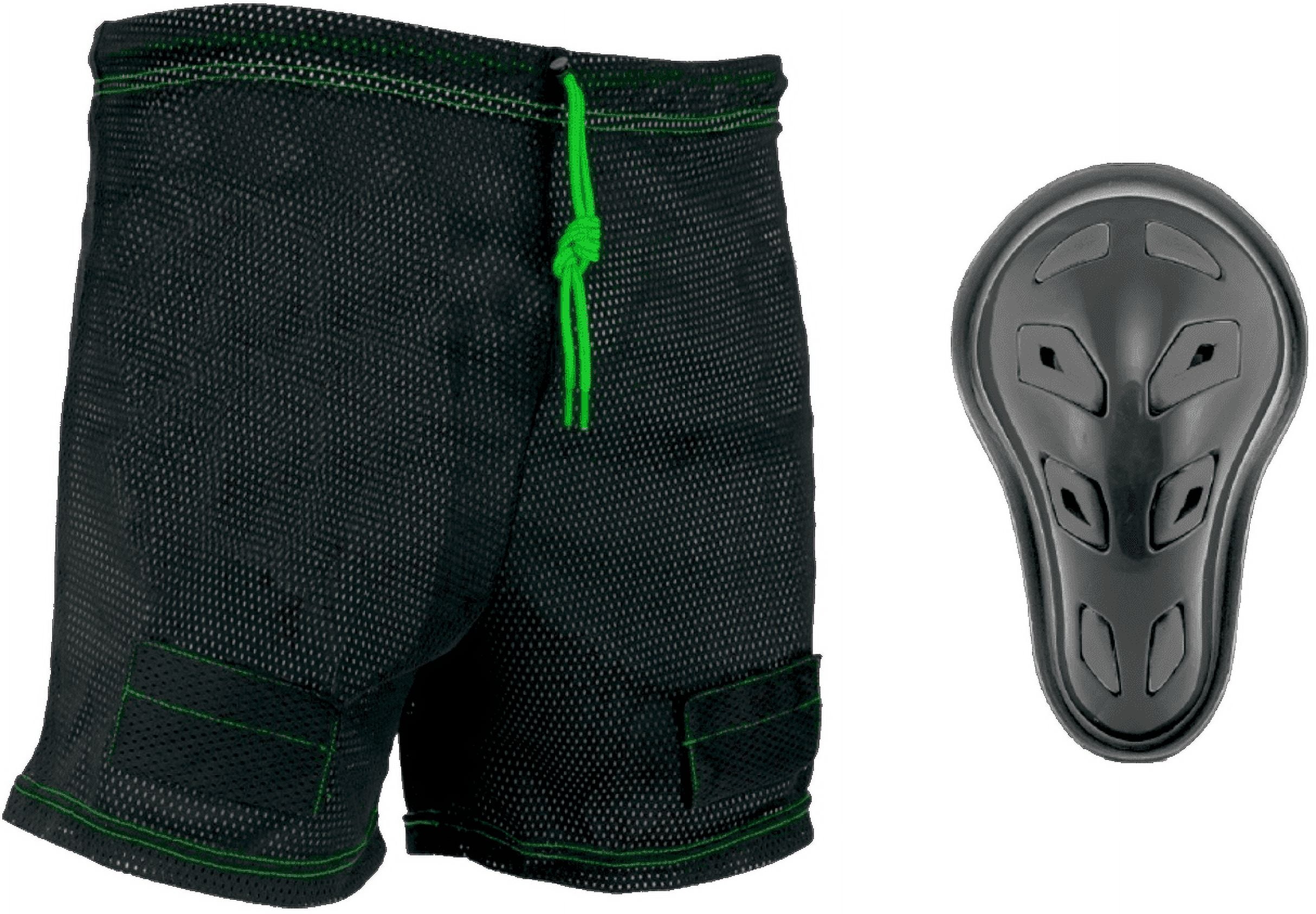 FS VIBE Youth Boys Hockey Protective Jock Mesh Shorts - Medium/Large