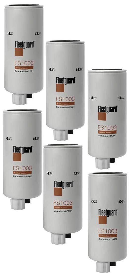 Fs1003 Thread FS1003 Fleetguard Fuel/Water Sep Spin-On Pack of 6 - Walmart.com