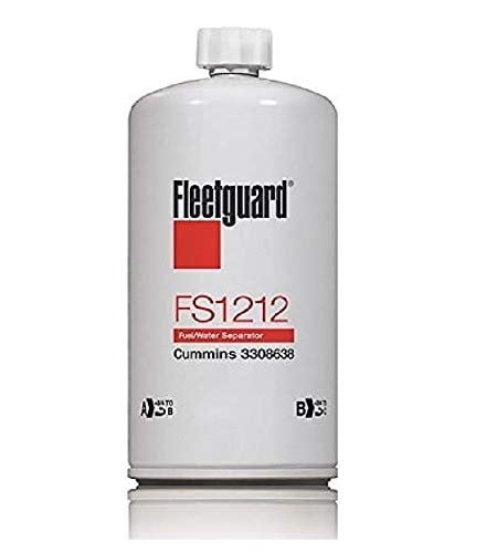 FS1212 Fleetguard Fuel/Water Separator Spin-On Filter Pack of 6 ...