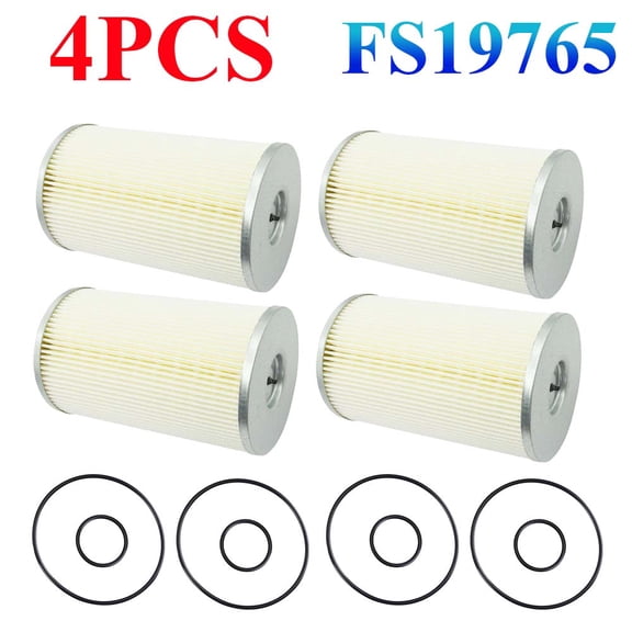 FS19765 Fuel Water Separator Replace For Cummins ISX PACK OF 4