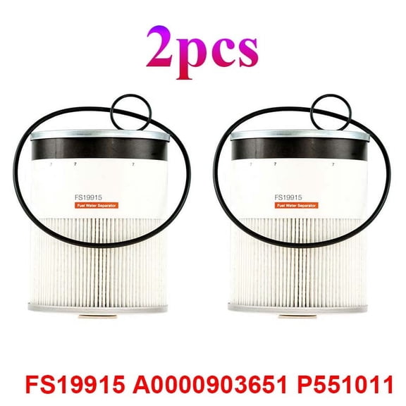 FS19915 For Detroit Diesel DDE Fuel Filter Water Separator PACK OF 2