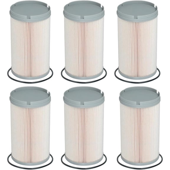 FS20172 Fuel Filter Compatible with Paccar MX11 MX13 Cummins ISX15 Engines Peterbilt 367 389 587 Kenworth 2015-2017 6pcs
