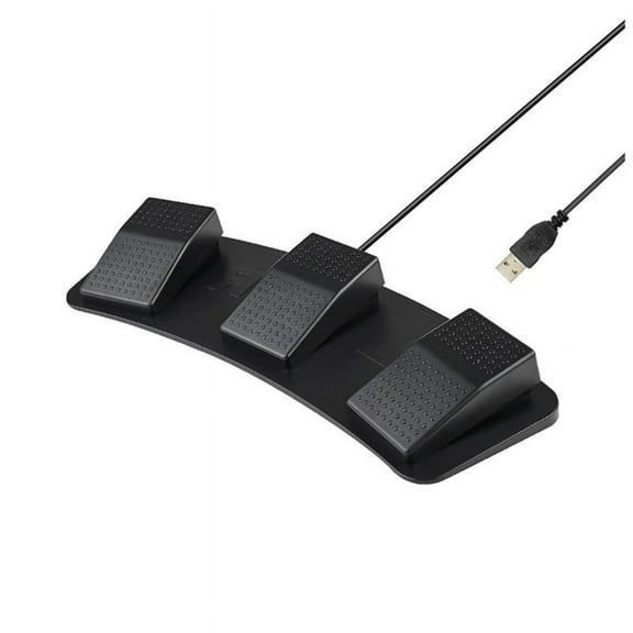 FS23-PM USB Triple Foot Switch Multifunctional Customize Foot Pedal Mechanical Switch for Image Acquisition Game Control