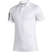 FS5217 Adidas Mens 3-Stripe Basic Polo White/Black M