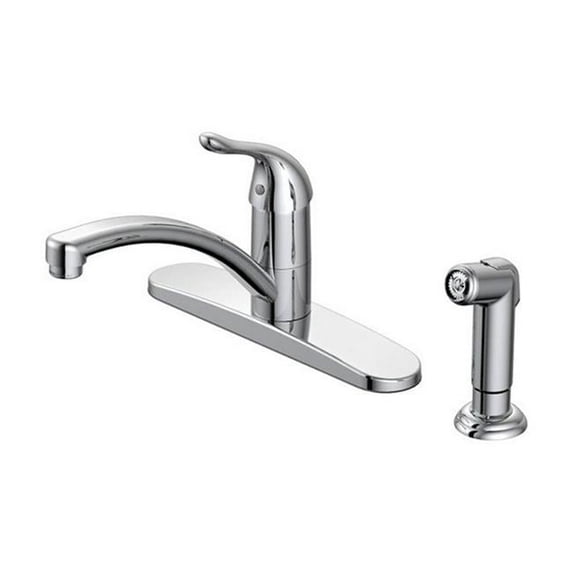FS6A0087CP-ACA1 Pacifica Series Chrome Single Handle Kitchen Faucet Matching Side Spray