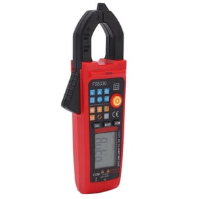 FS8330 Digital Clamp Meter 200A AC/DC Current Tester and Multimeter with Overload Protection