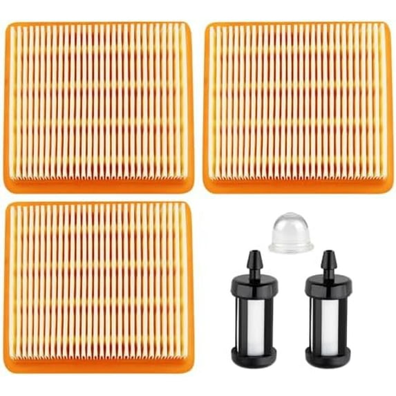 FS91R Air Filter Fuel Filter Tune up Kit for Stihl Weed Eater FS 91R FS91 FS131R FS89 FS89R FS111 R Trimmer BT131 HT102 KM91R Pole Saw Kombi Engine Air Filter Parts for Stihl 4180 141 0300$$Tools