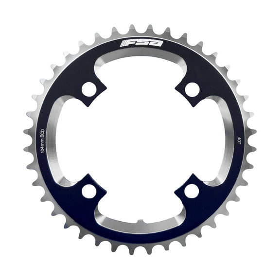 FSA DH MTB Chainring (1x10, 104x40T, Black, 4h)