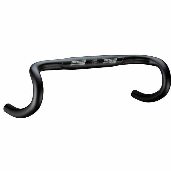 FSA Omega Compact Drop Handlebar Drop Bend Style Aluminum 31.8mm 38cm Black