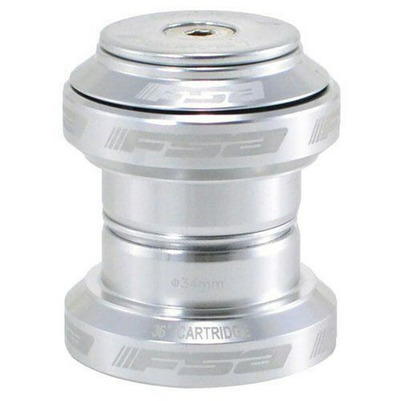 FSA Orbit MX 1-1/8" Threadless MTB Road Headset with Top Cap , Silver #XTE1508