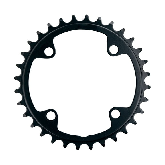 FSA Pro Road Chainring (2x11, 90x30T, Black, 4h)