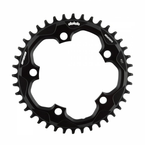 FSA Road Megatooth Chainring 40t 110mm BCD 5-Bolt 1x11-Speed Aluminum Black