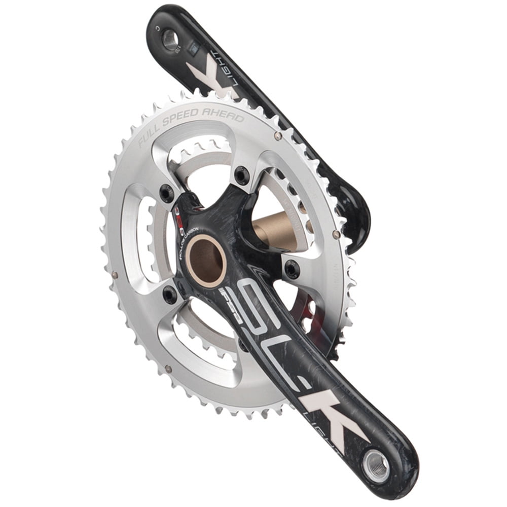 FSA SL-K Light Carbon Road Bike Crankset // 50/34T // 170mm // EVO386 // White