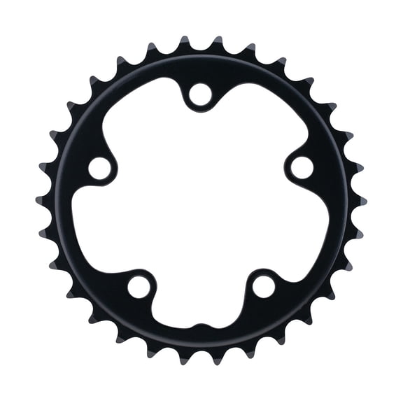 FSA Tempo Road Chainring (2x11, 80x30T, Black, 5h)