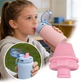thumbnail image 1 of FSAGAE Silicone Water Bottle Replacement Spout Leakproof Straw Lid for Ello Stainless Steel Bottles Pink`, 1 of 5