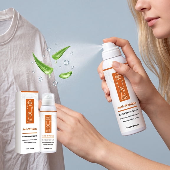 FSAGAE Refreshing Spray 100ml Fabric Remover for Clothes Travel Size Orange