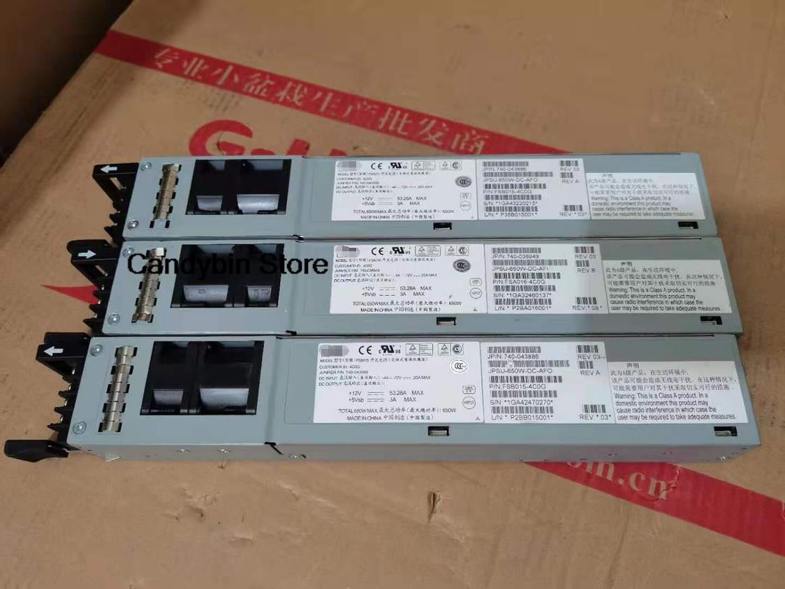FSB015 for Juniper network switch power supply JPSU-650W-DC-AFO  740-043886