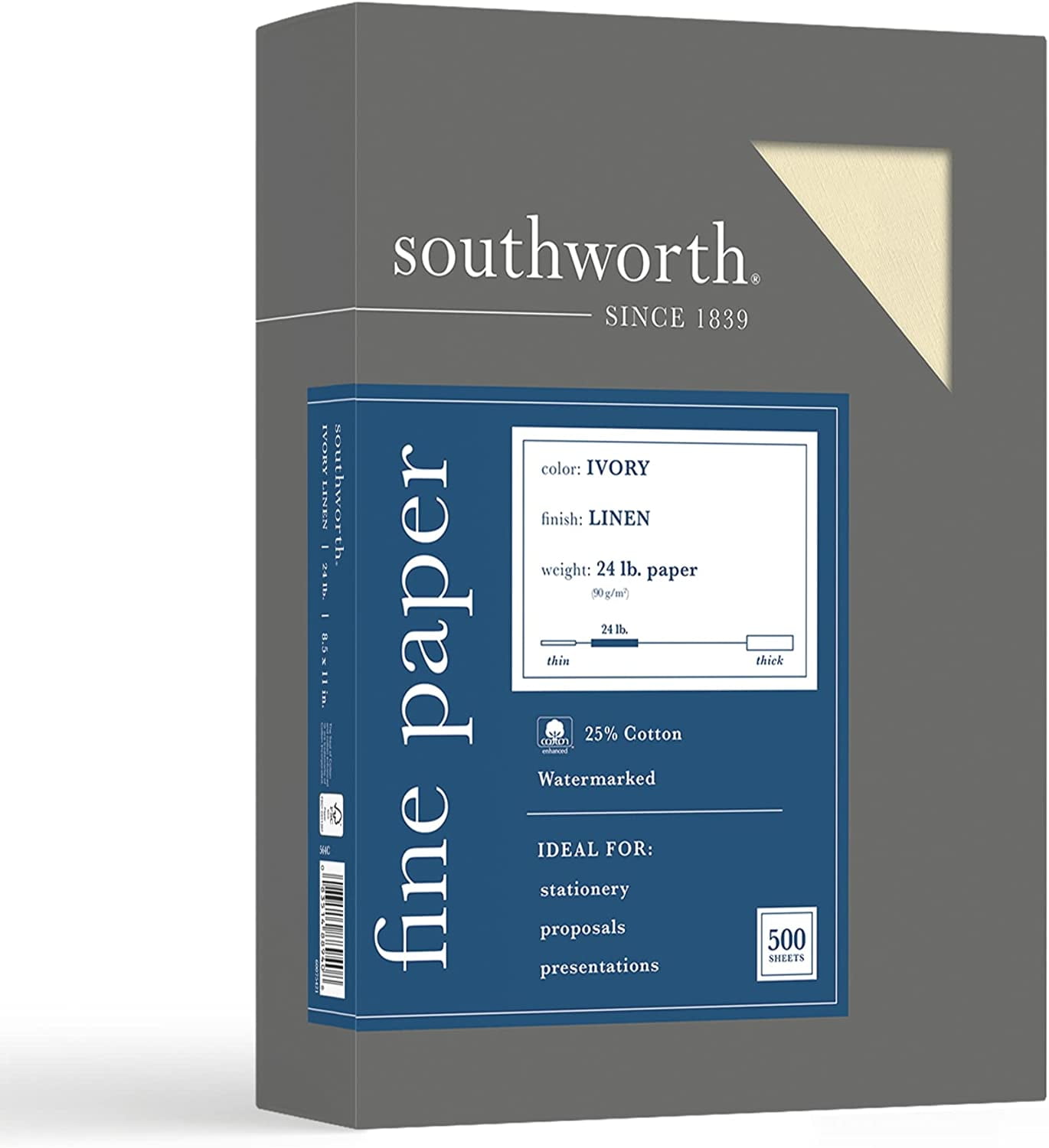 FSC Certified 55% Recycled 25% Cotton Linen Business Paper FSC Certified 55% Recycled 25% Cotton Linen Business Paper