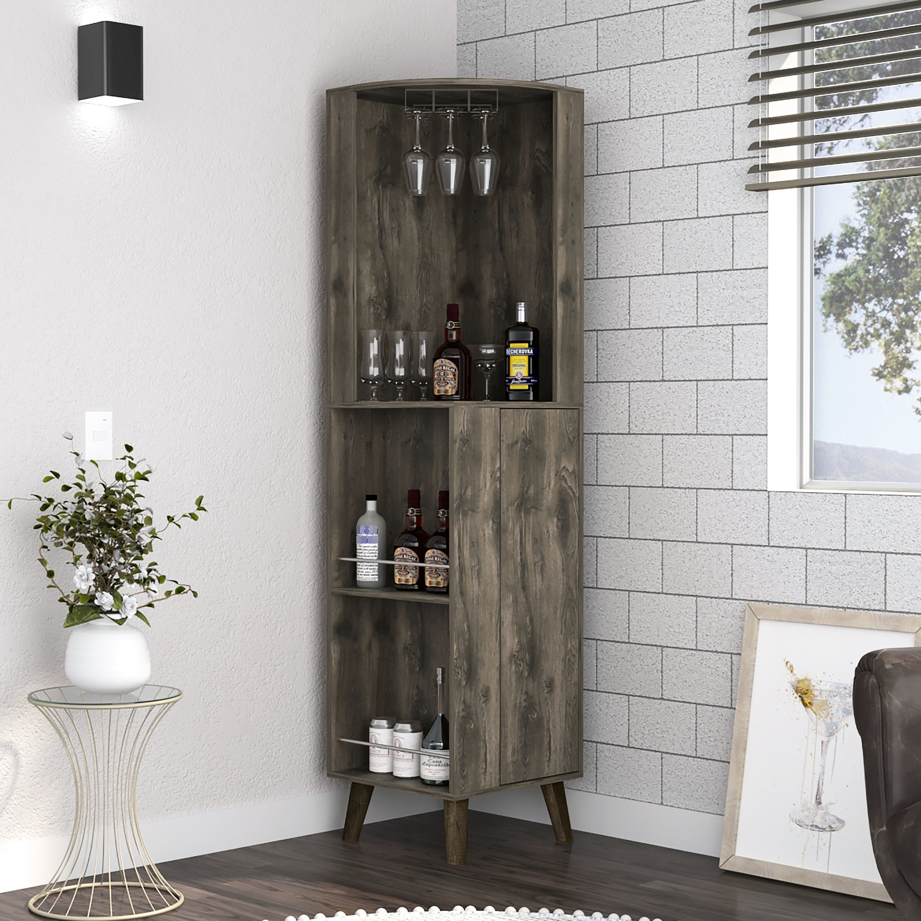 Photo inspiration: Fresh Look at Fsc Certified Corner Storage One Drawer With Shelves