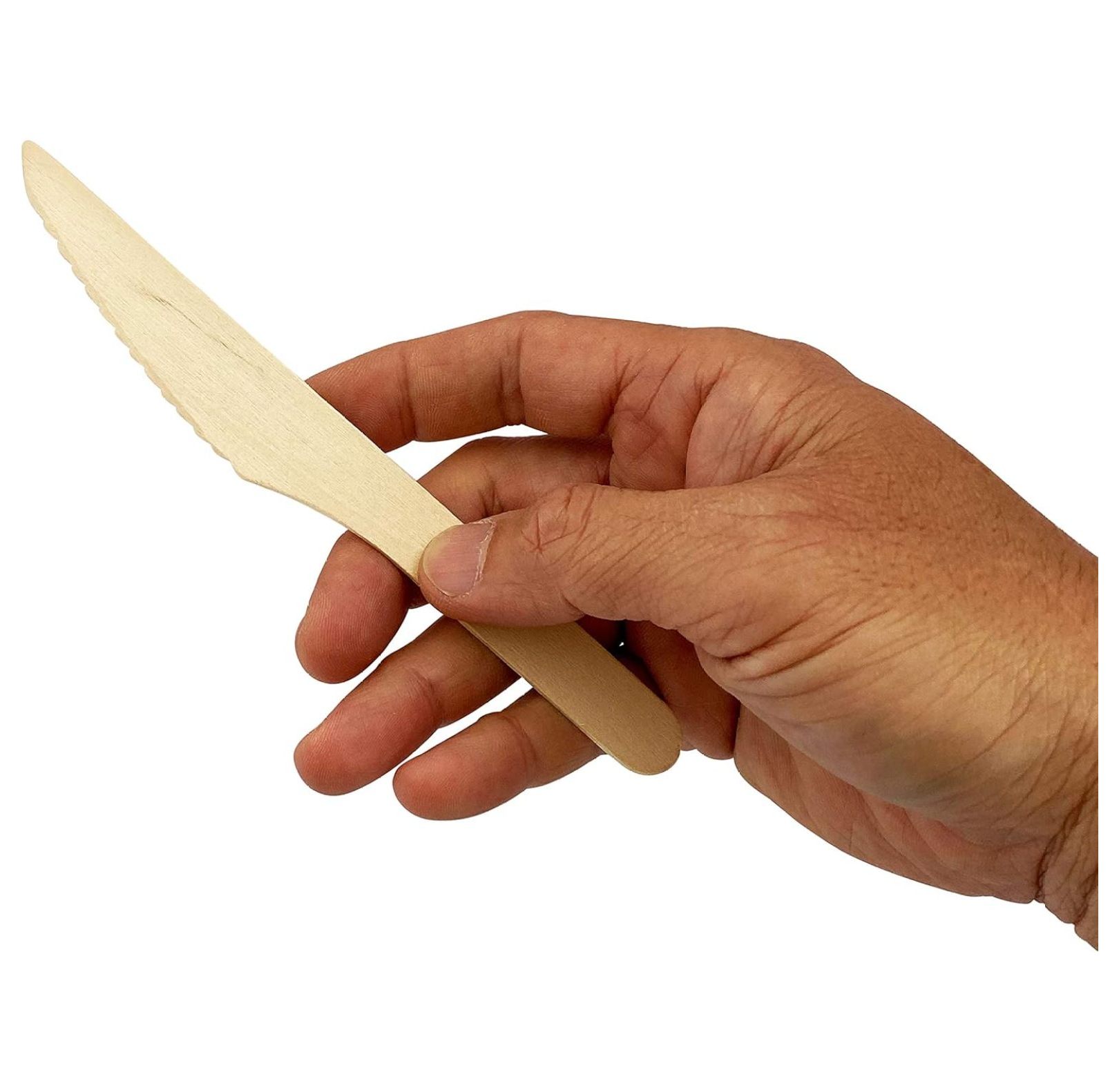 FSC Certified Disposable Wood Cutlery Knife, Biodegradable and Earth