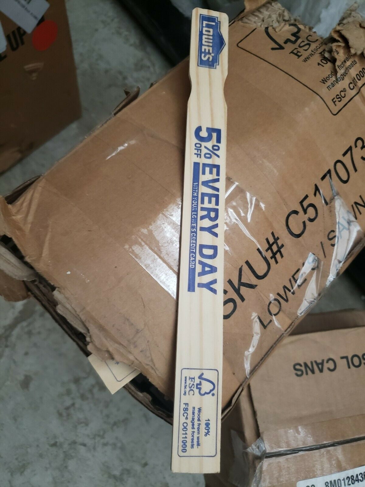 FSC LOWE'S 1 GALLON PAINT STICKS (1,000 PC CASE)